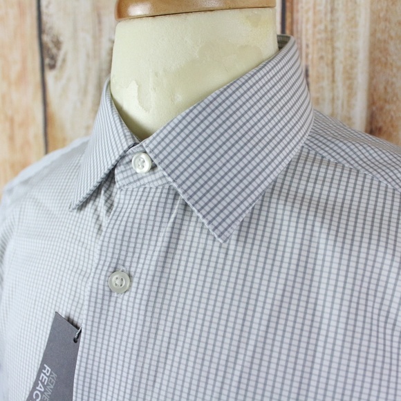 Kenneth Cole Men's Non Iron Slim Fit Dress Shirt - Picture 3 of 8